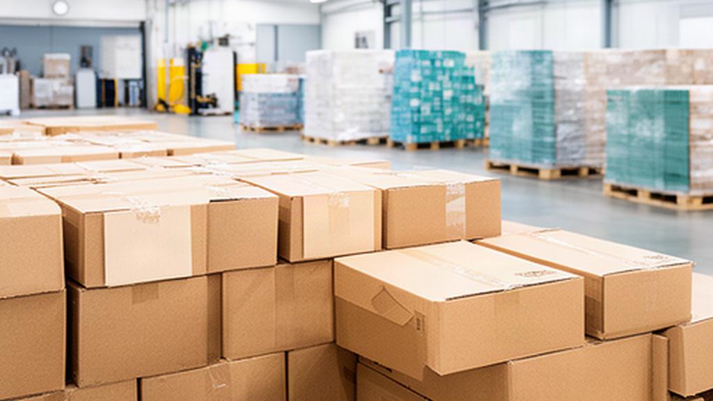 Scatole di snack funzionali preparate per una spedizione commerciale